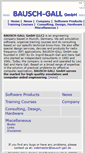 Mobile Screenshot of bausch-gall.de